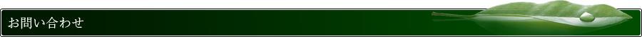 お問い合わせ